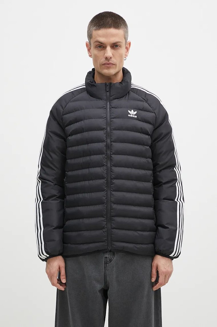 adidas Originals kurtka Padded Coll męska kolor czarny przejściowa IZ1835