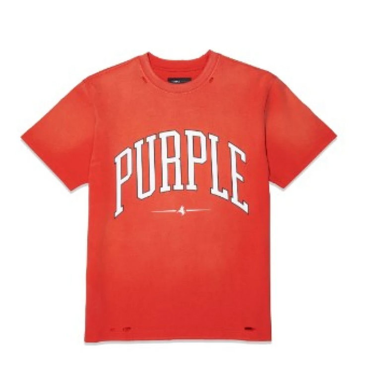 Ogniste Czerwone Koszulki i Pola Purple Brand