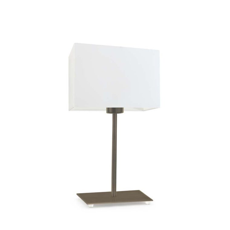 Lampka nocna LYSNE Amalfi, 60 W, E27, biała/złota, 40x20 cm