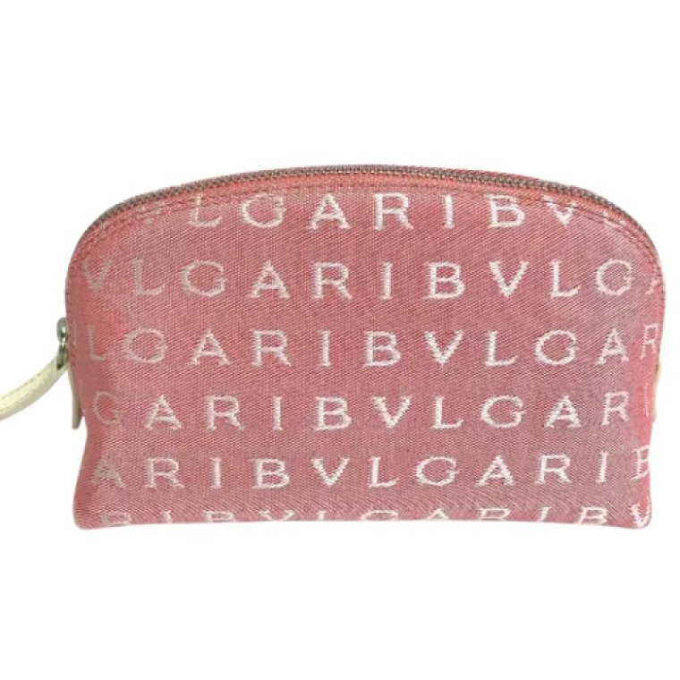 Pre-owned Canvas pouches Bvlgari Vintage