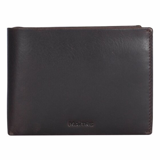 Maître Birkheim Galbert Portfel Ochrona RFID Skórzany 12.5 cm darkbrown