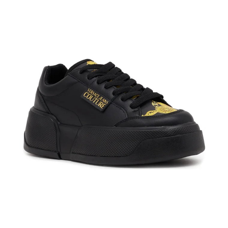 Versace Jeans Couture Skórzane sneakersy