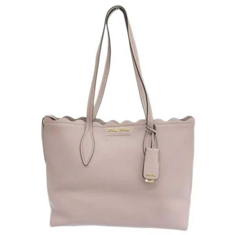 Pre-owned Leather totes Miu Miu Pre-owned