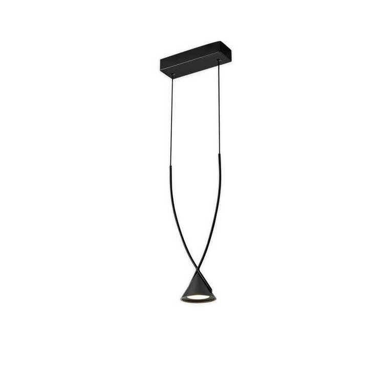 Lampa wisząca mia led czarna 15,5 cm kod: ST-1758
