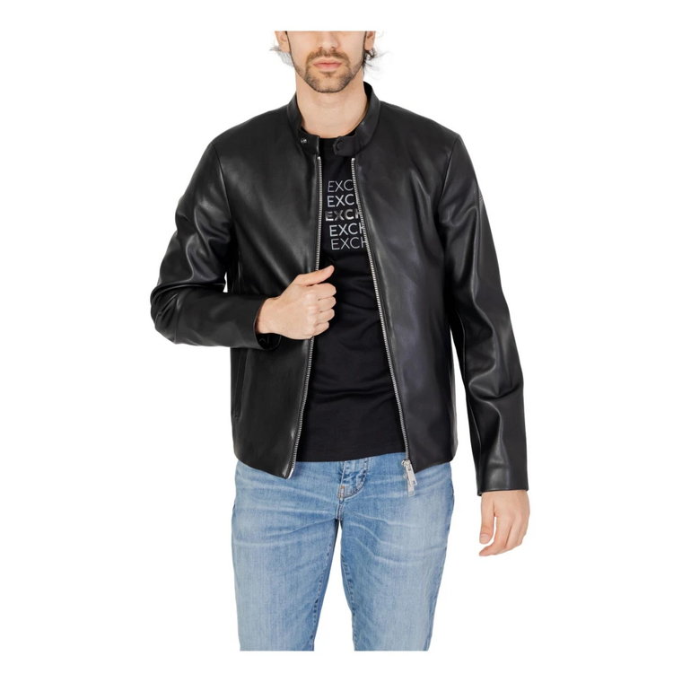 Leather Jackets Armani Exchange