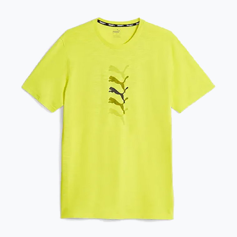 Koszulka męska PUMA Graphic Tee Fit yellow burst