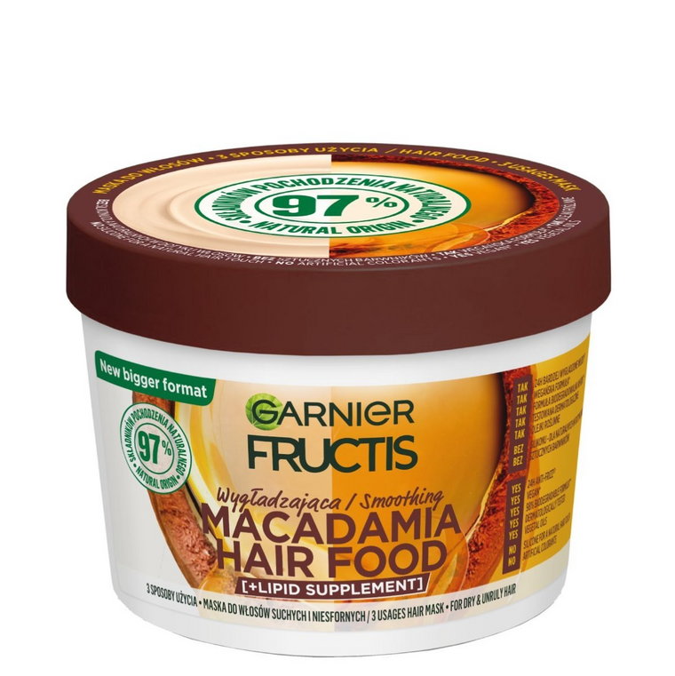 Fructis Hair Food Maska do włosów Macadamia 400 ml