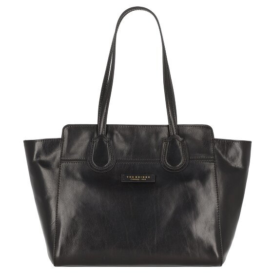 The Bridge Elettra Shopper Bag Skórzany 44 cm nero