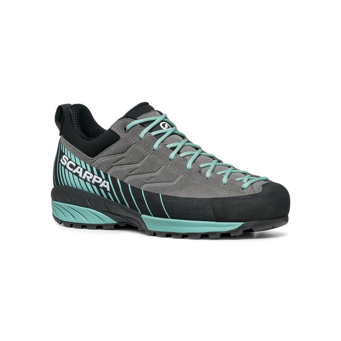 Damskie buty podejściowe Scarpa Mescalito GTX Woman midgray/aqua - 37,5