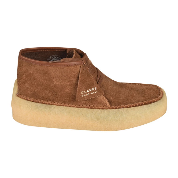 Męskie buty sznurowane, jasny i naturalny design Clarks