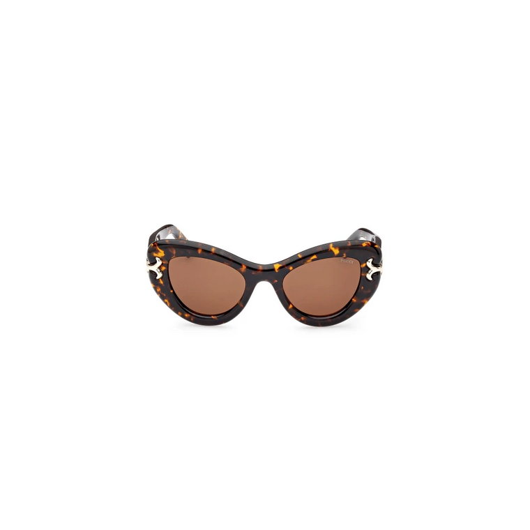 Okulary przeciwsłoneczne z octanu dla kobiet Emilio Pucci