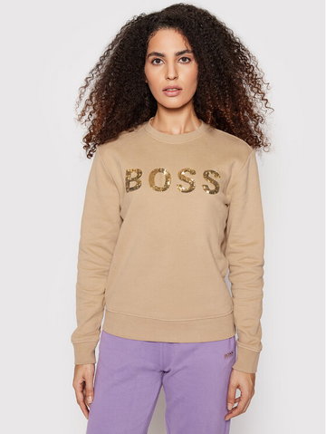 Bluza C_Elaboss_5 50464511 Beżowy Relaxed Fit
