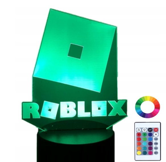 Lampka Nocna 3D LED Roblox Grawer Imię Prezent