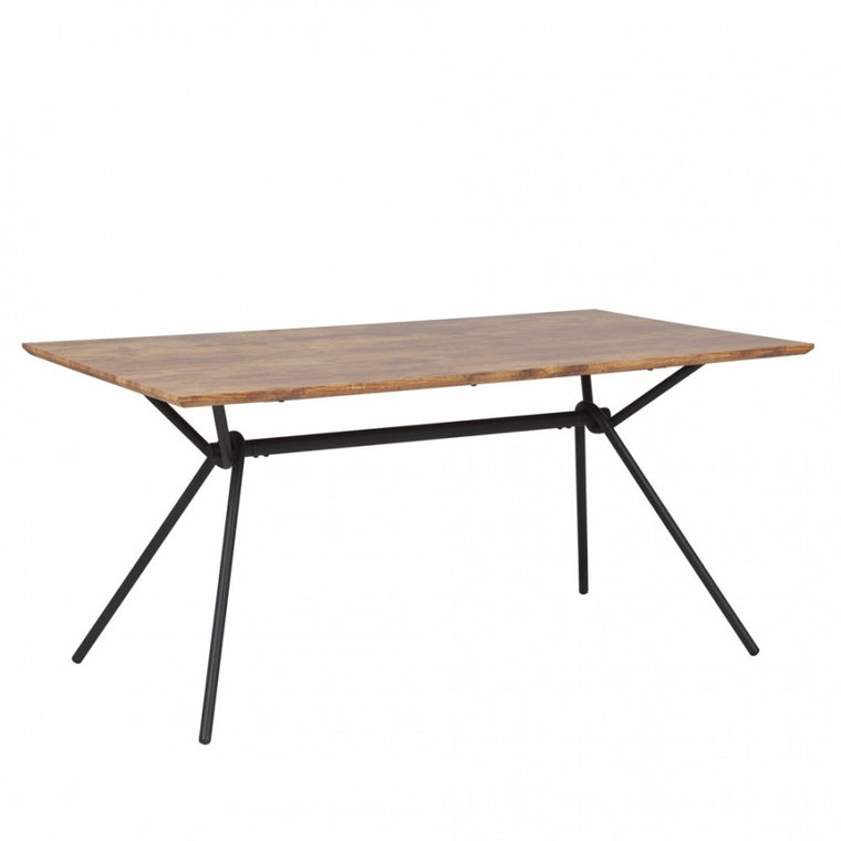 Stół do jadalni 160 x 90 cm ciemne drewno AMSTERDAM kod: 4251682243469