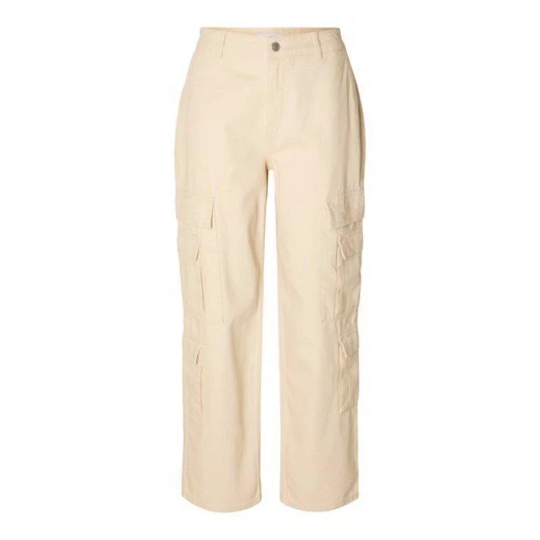 Cropped Trousers Selected Femme