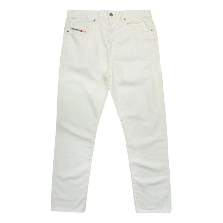 Klasyczne Straight Jeans 2020 Bianco Diesel