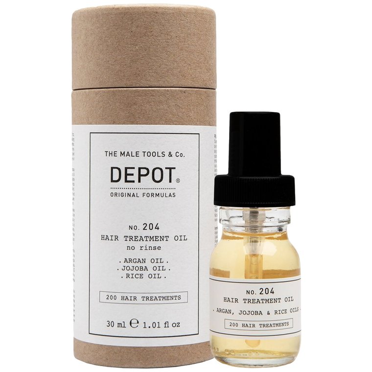 Depot No. 204 Hair Treatment Oil, Odżywczy Olejek Do Pielęgnacji Włosów, 30ml