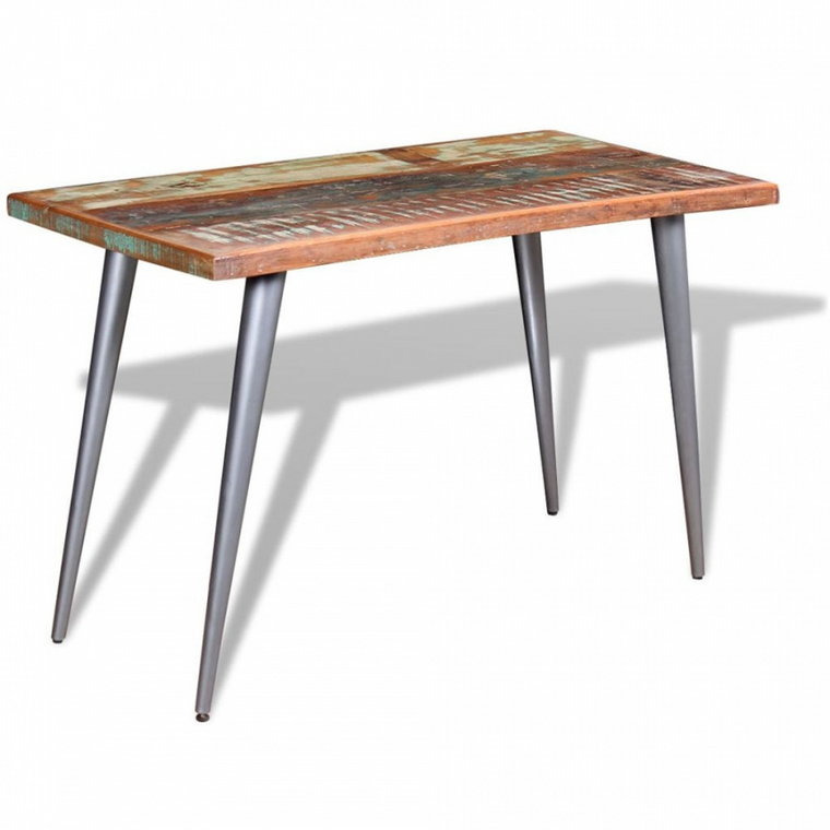Stół do jadalni z litego drewna odzyskanego, 120x60x76 cm kod: V-244242