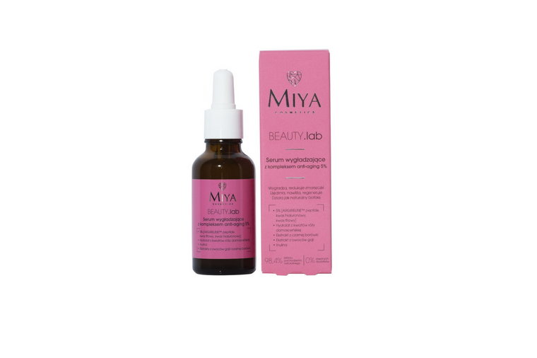 Miya Cosmetics Beauty Lab Serum Wygładzające z Kompleksem Anti-Aging 5% Serum do twarzy 30 ml