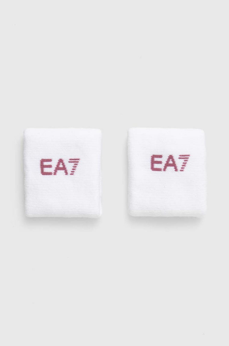 EA7 Emporio Armani opaski na nadgarstek 2-pack kolor biały CC999.285660