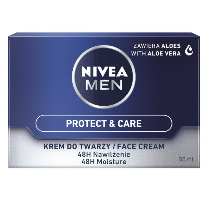 Nivea Men Protect & Care intensywnie nawilżający krem do twarzy 50ml