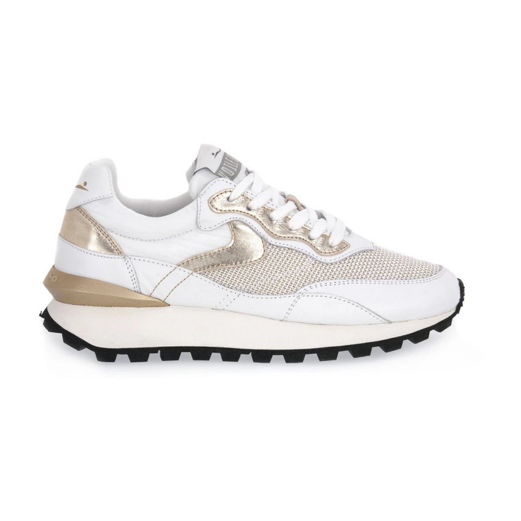 Eleganckie Sneakersy Damskie - 1N03 Qwark Voile Blanche