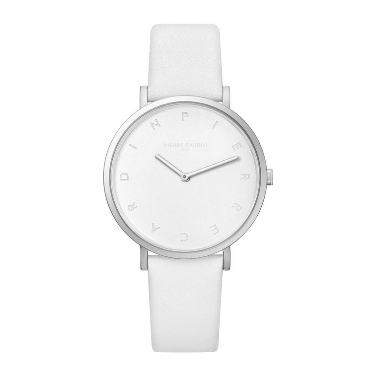 Biały Damski Zegarek Modowy Pierre Cardin