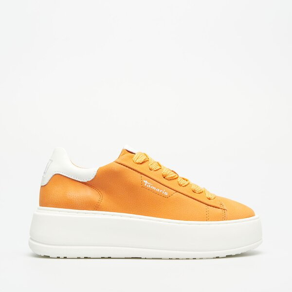 TAMARIS ORANGE PLATFORM SNEAKERS