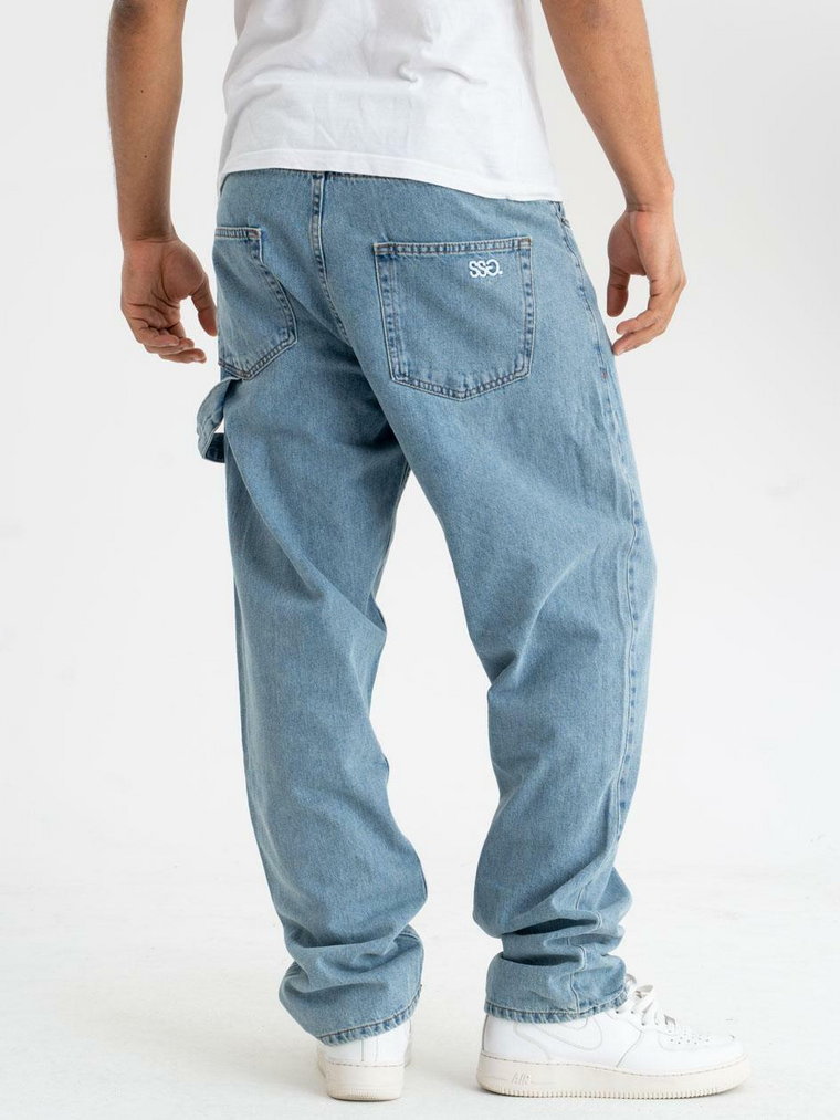 Spodnie Baggy Jeans SSG New Classic Niebieskie
