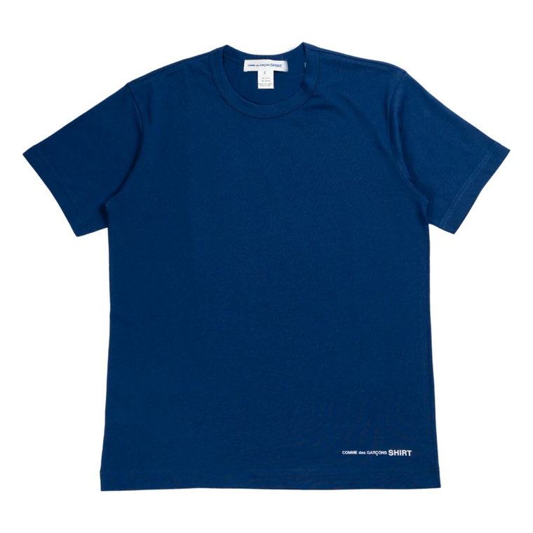 Granatowy T-shirt z bawełny Comme des Garçons