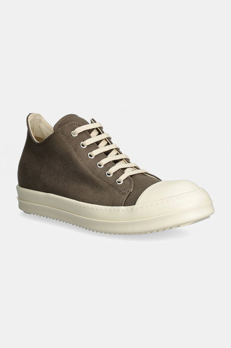 Rick Owens trampki Low Sneaks męskie kolor szary DU02D2802.DO