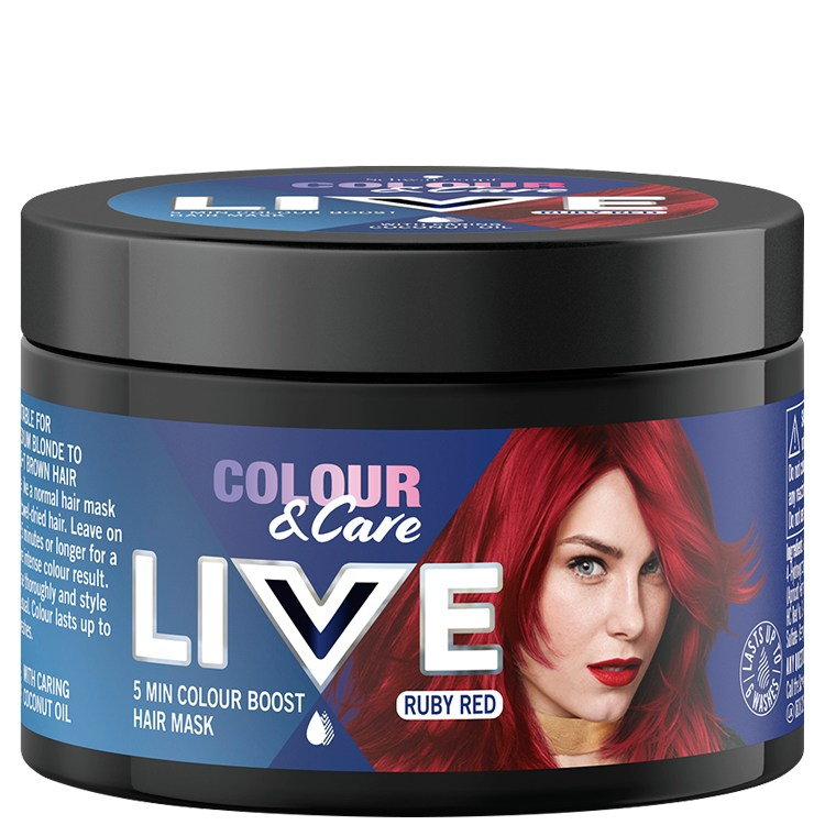 Schwarzkopf Live Maska do włosów Ruby Red 150 ml