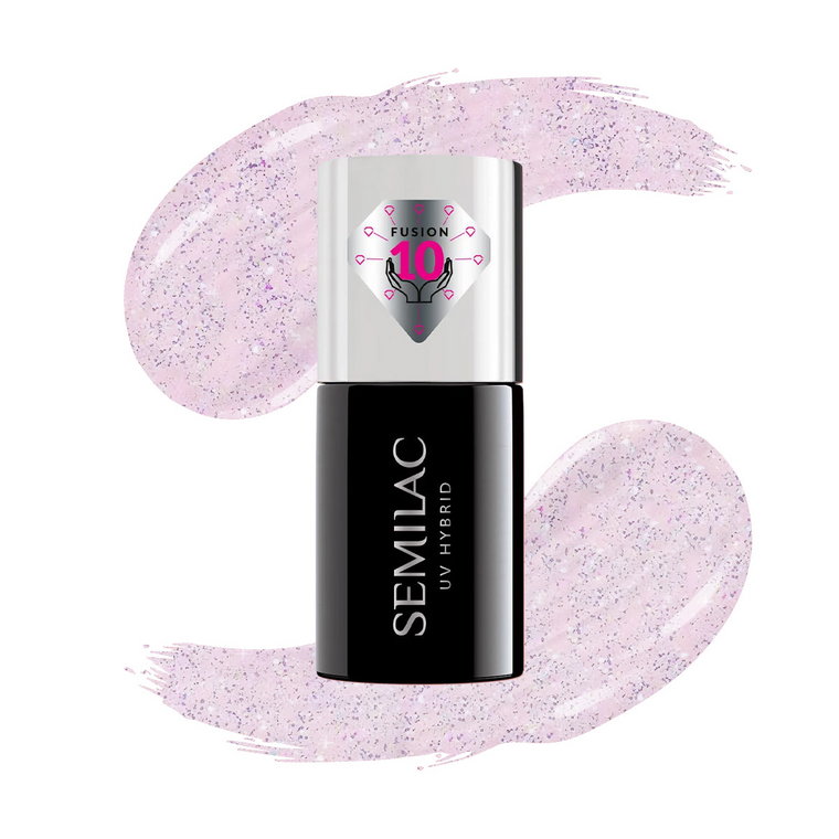 806 Semilac Extend Care 5w1 Glitter Delicate Pink 7ml