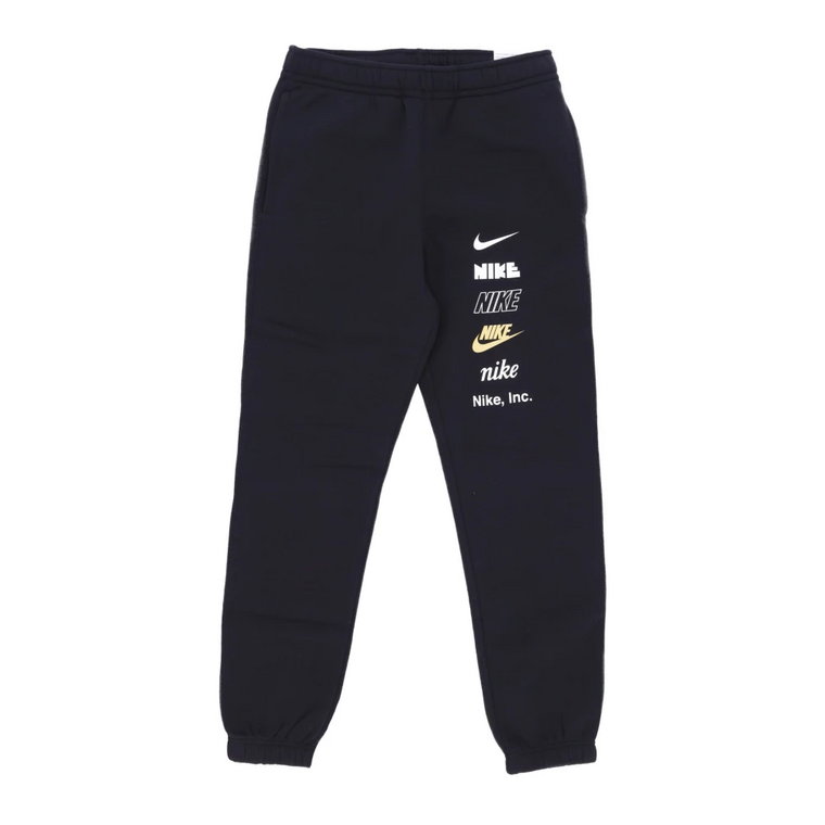 Czarne Streetwear Sweatpants Club+ BB CF Nike