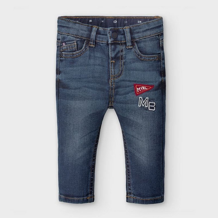 Mayoral, Spodnie Jeans Jodełka, rozmiar 74 cm