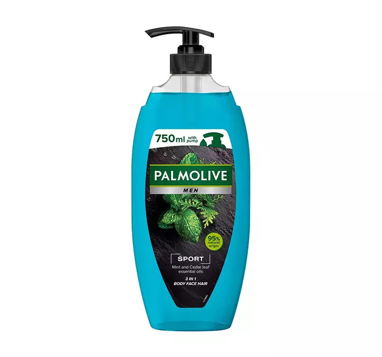 PALMOLIVE MEN SPORT ŻEL POD PRYSZNIC 3W1 DO CIAŁA, TWARZY I WŁOSÓW 750ML