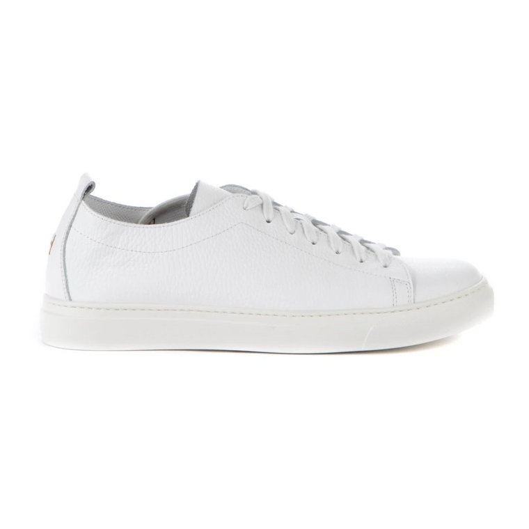 Białe Skórzane Sneakersy, Wyprodukowane we Włoszech Henderson