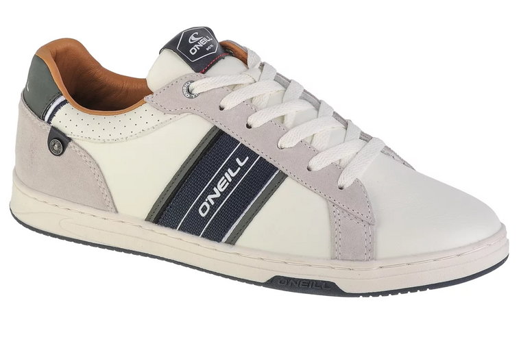 O'Neill Oxnard Men Low 90221027-1FG, Męskie, Białe, buty sneakers, skóra syntetyczna, rozmiar: 43