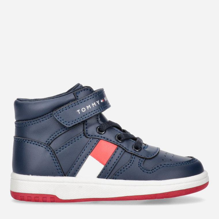 Jesienne trzewiki chłopięce Tommy Hilfiger T3B9-32476-1351800 34 Niebieskie (8052578013625). Botki i trzewiki chłopięce