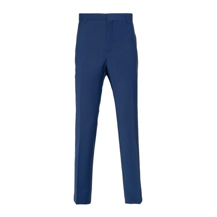 Niebieskie Spodnie Wełniane Calvin Klein