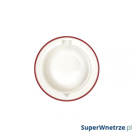 Talerz na zupę 21,5 cm Nuova R2S Bistrot Olives sztućce kod: 943 BIST