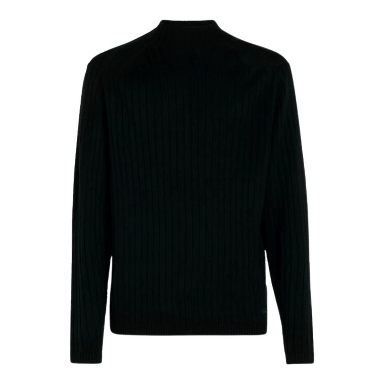Czarny Sweter z Wełny Merino Calvin Klein Jeans