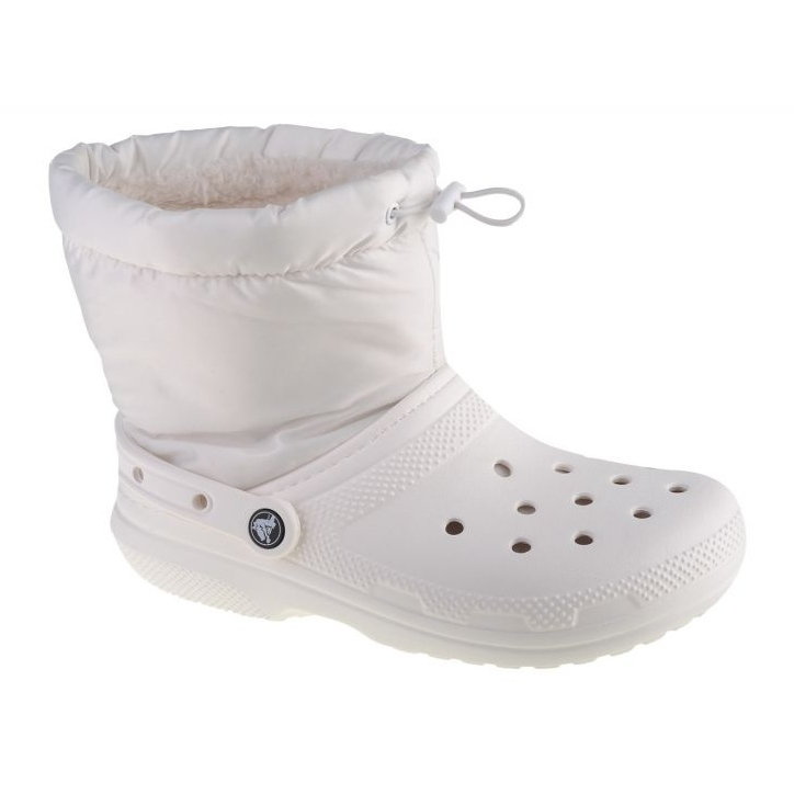 Buty Crocs Classic Lined Neo Puff Boot W 206630-143 białe