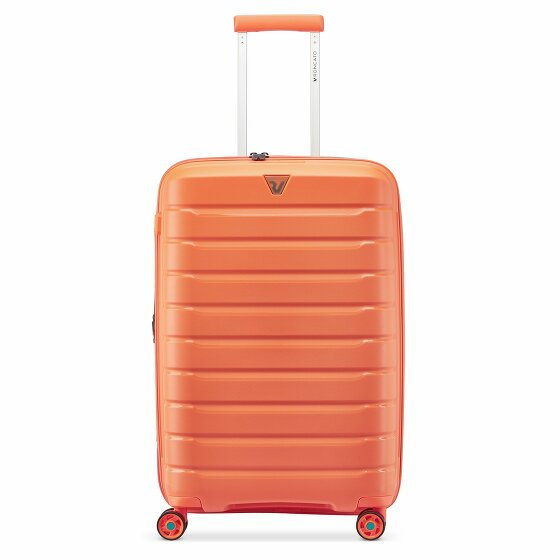 Roncato B-Flying 4 kółka Walizka 68 cm z plisą rozprężną apricot orange