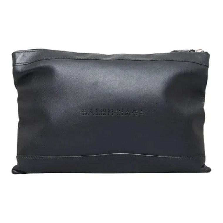 Pre-owned Leather clutches Balenciaga Vintage