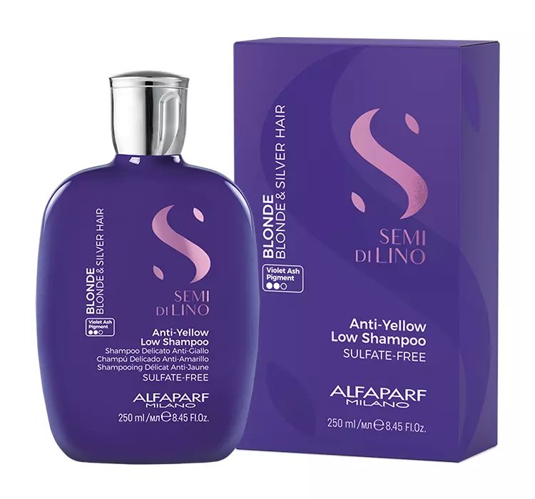 ALFAPARF MILANO SEMI DI LINO BLONDE SZAMPON DO WŁOSÓW BLOND I SIWYCH 250ML