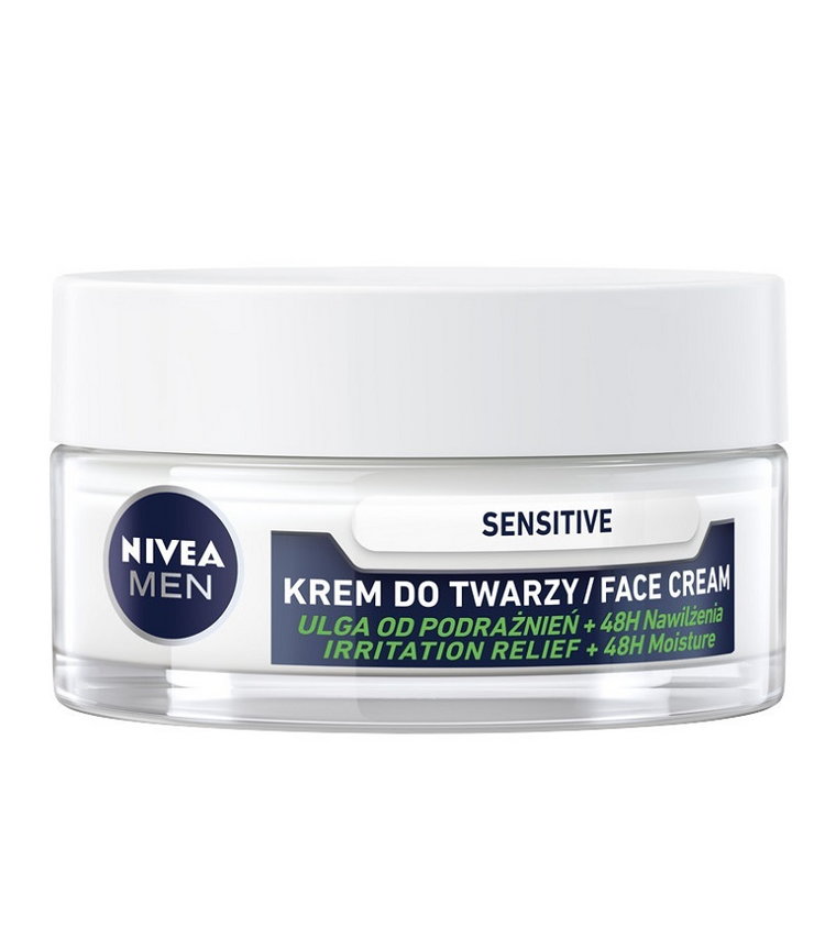 Nivea Men Sensitive - intensywnie nawilżający krem dla mężczyzn do skóry wrażliwej 50ml