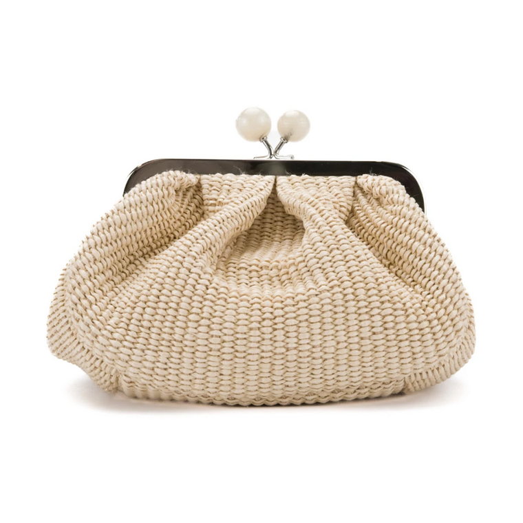 Raffia Clutch z Zdejmowanymi Paskami Max Mara Weekend