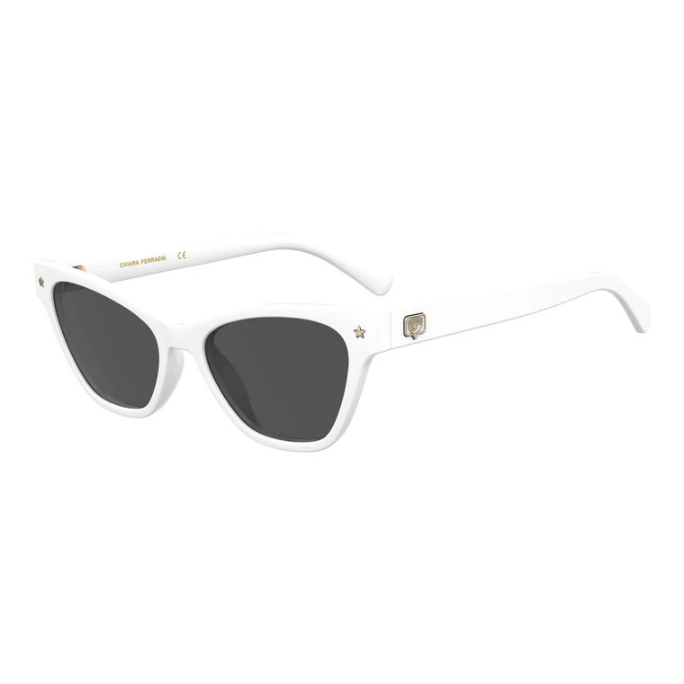 Białe/Szare Okulary przeciwsłoneczne CF 1020/S Chiara Ferragni Collection
