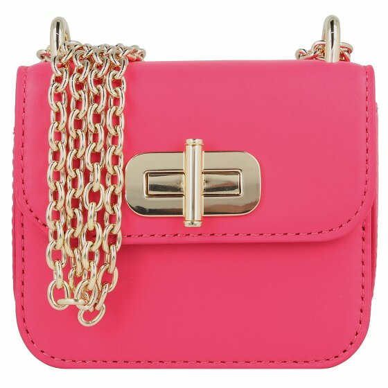 Tommy Hilfiger Micro Turnlock Mini Torebka Skórzana 11 cm pink splendor